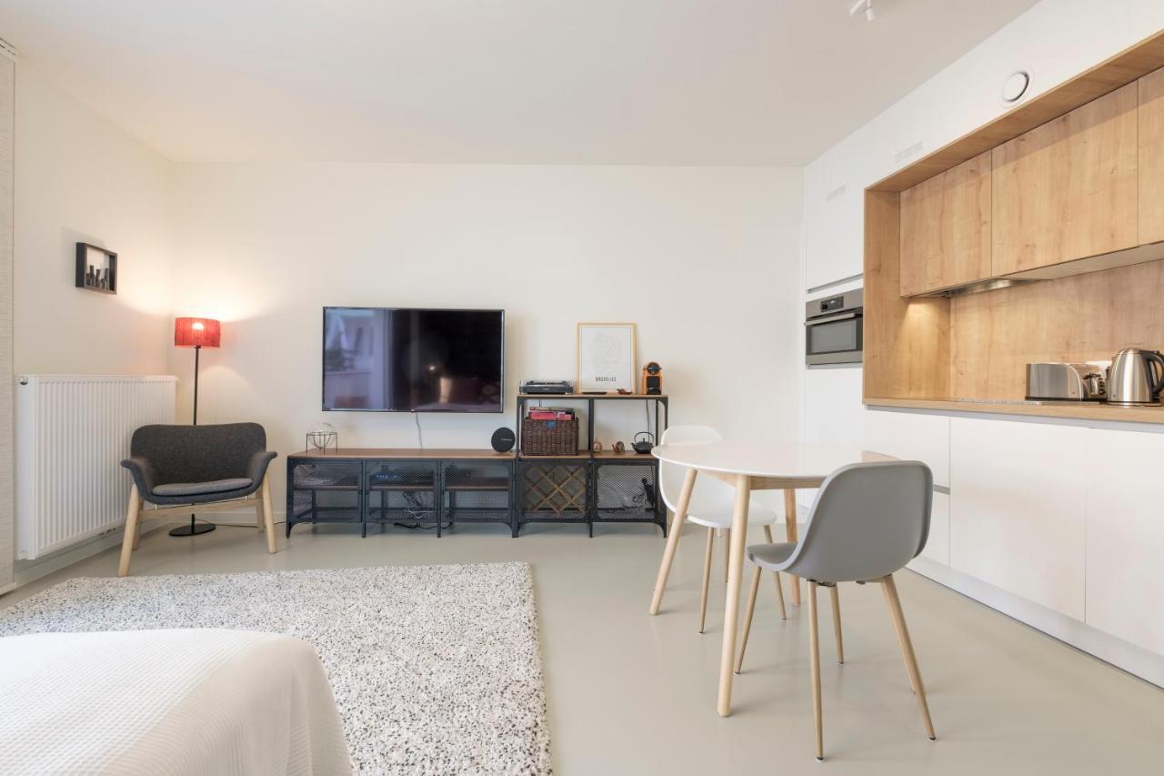 Mini Loft With Terrace Apartment Brussel Bagian luar foto