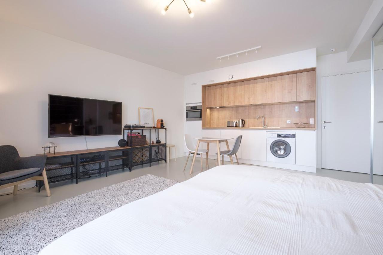 Mini Loft With Terrace Apartment Brussel Bagian luar foto