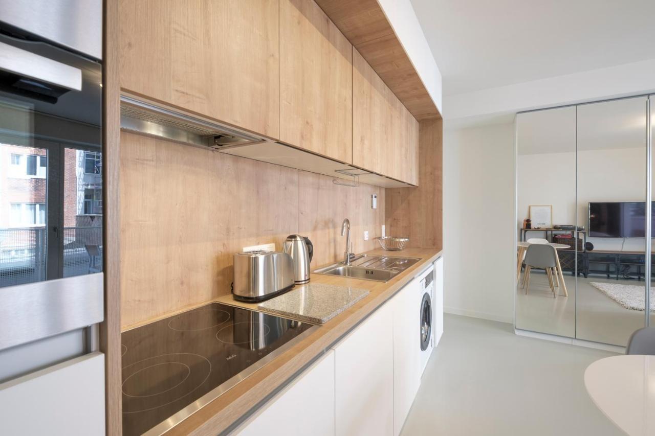 Mini Loft With Terrace Apartment Brussel Bagian luar foto